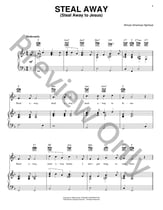 Steal Away piano sheet music cover